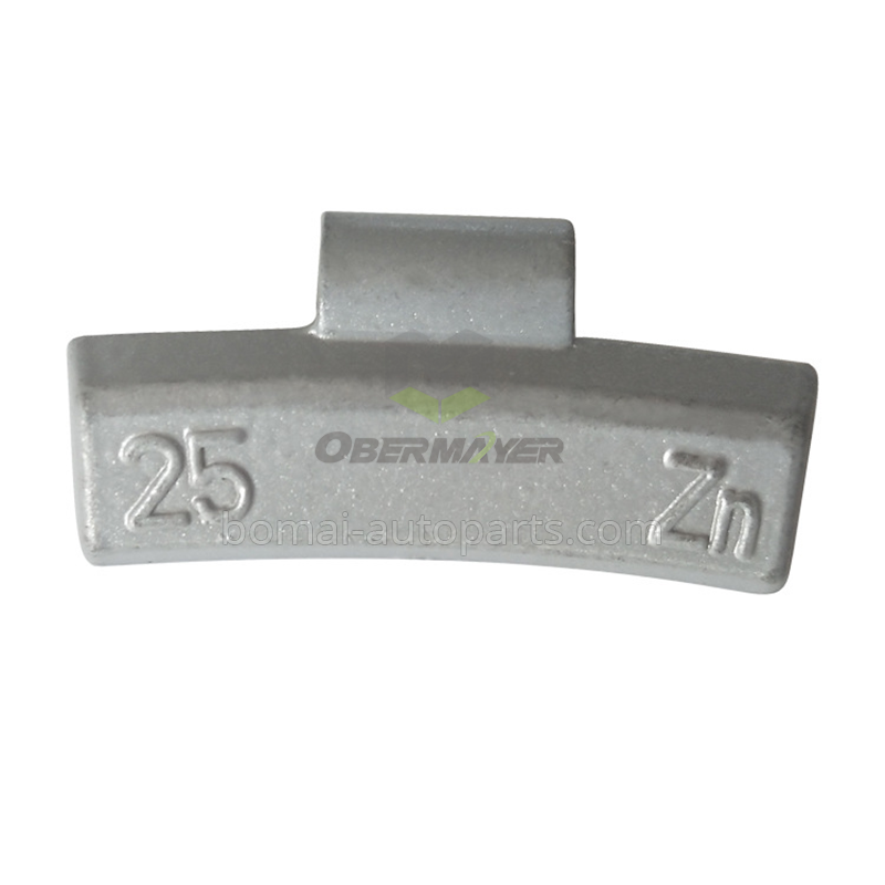 zinc clip-on 5g-60g wheel weight aluminum wheel