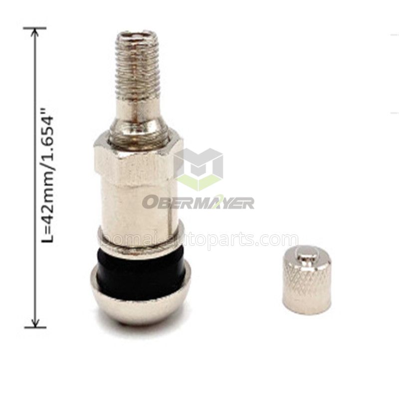 Tubeless TR525 Tire Valve For Brass Stem