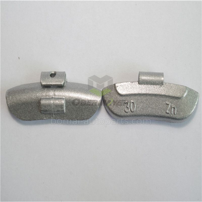 zinc clip-on 5g-60g wheel weight steel wheel