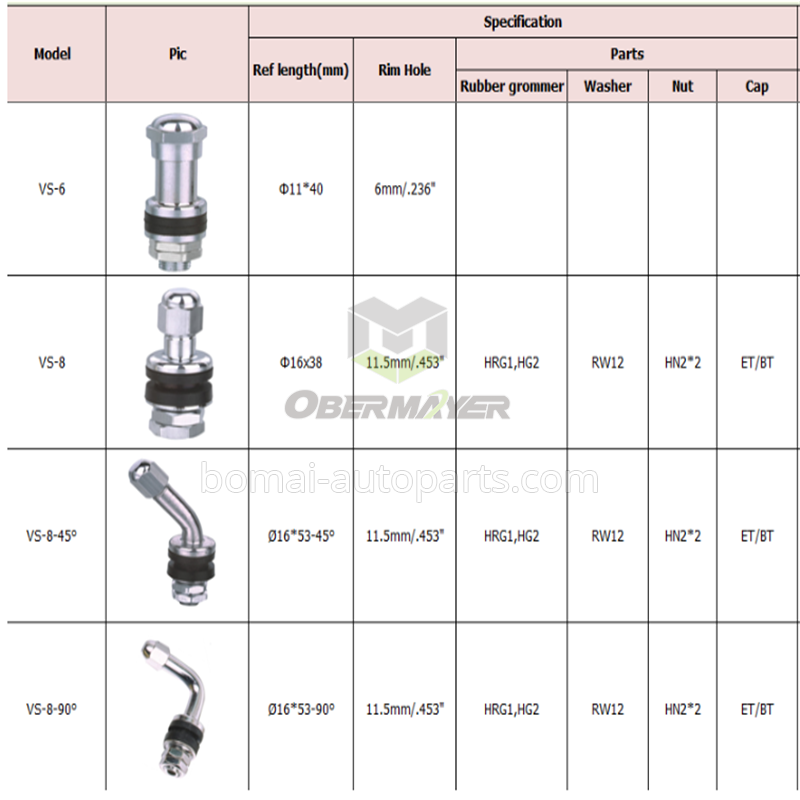 Tire Valve VS-8