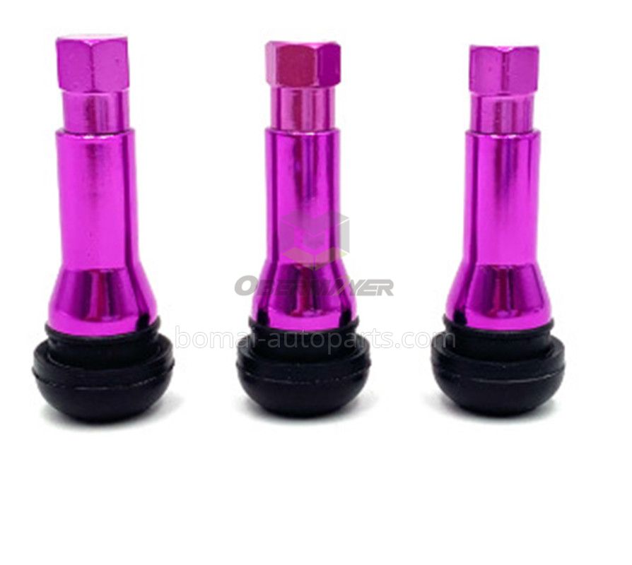 Rubber TR413AC tire valve in purple