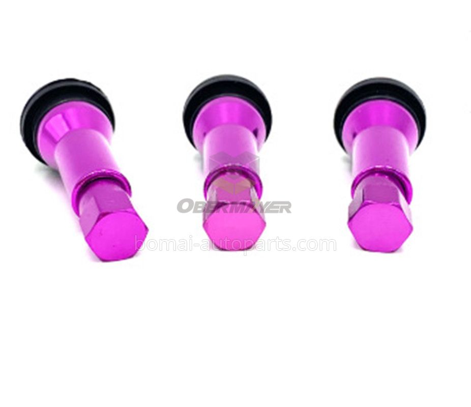 Rubber TR413AC tire valve in purple