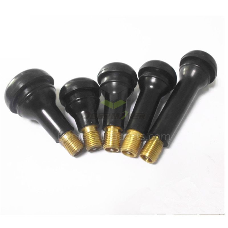 Rubber TR412 tire valve for brass stem