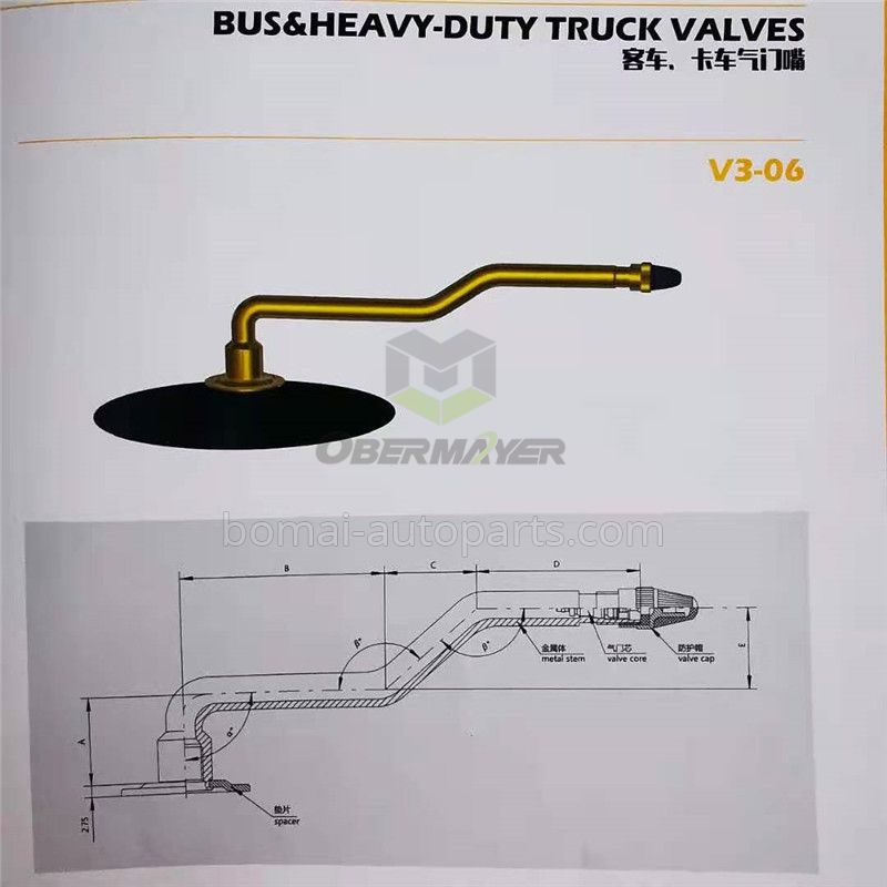 Tubeless V3-06 Tire Valve