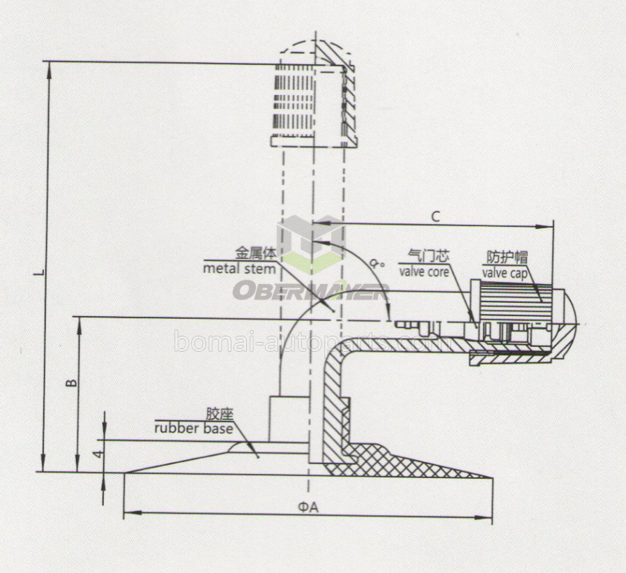 JS87 tire valve