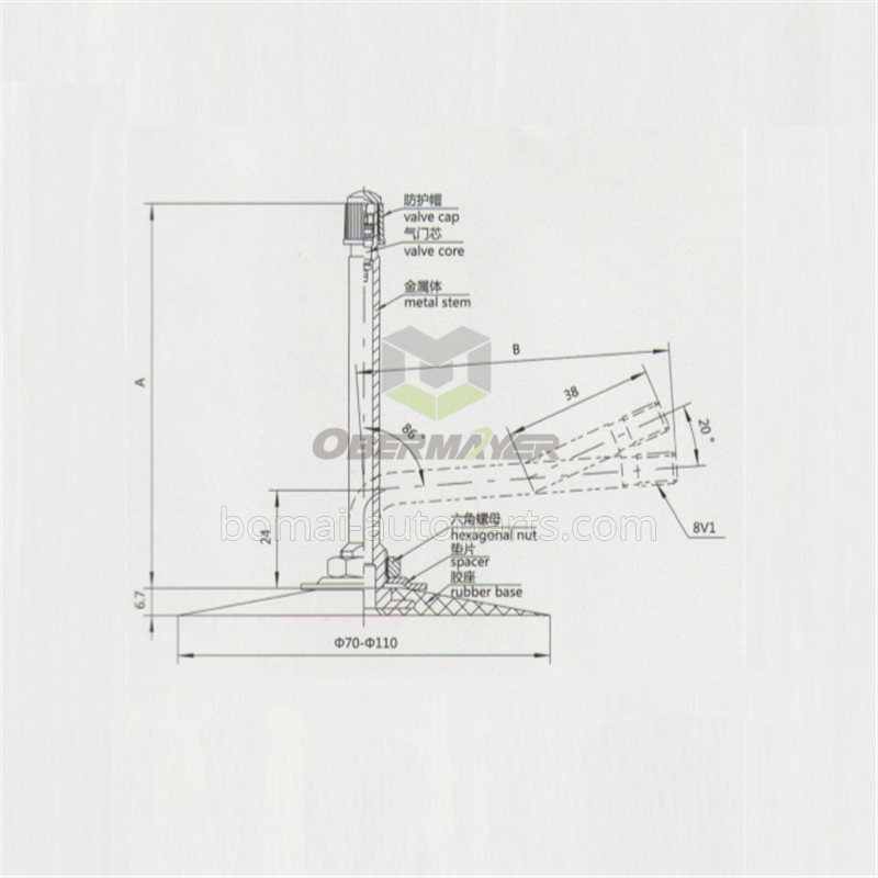 Tubeless Z1-01-9 Tire Valve