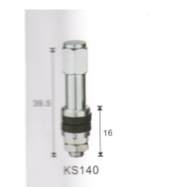 KS140 tire valve for motorcycle