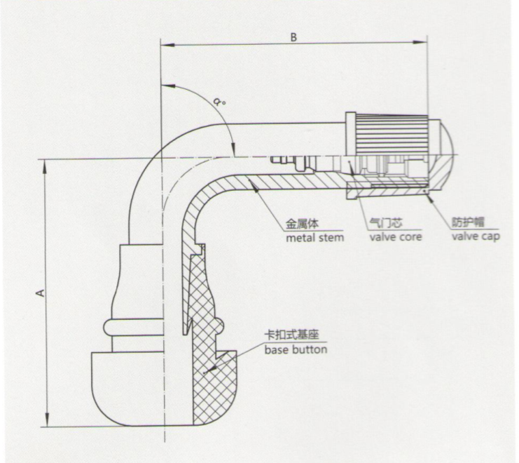 PVR70(S) tire valve