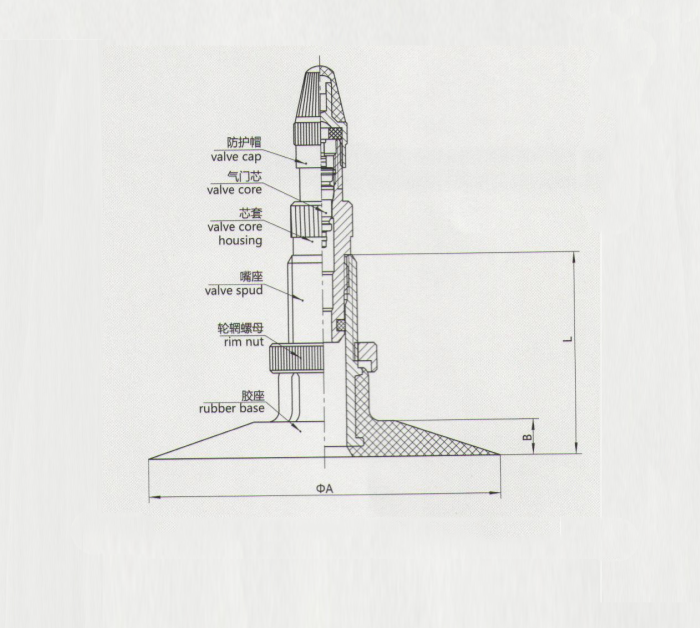 TR218A tire valve