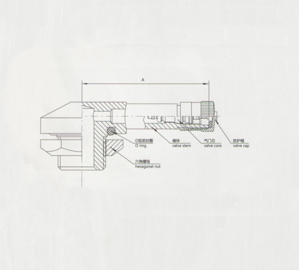 V3-12-2 tire valve