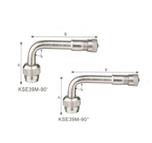 KSE39M-135° Extension tire valve