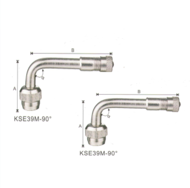 KSE39M-135° Extension tire valve