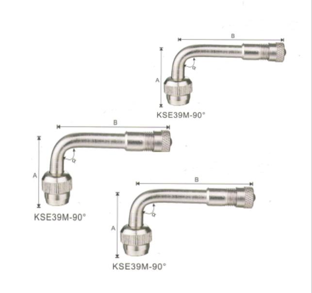 KSE39M-90° extensions tire valve