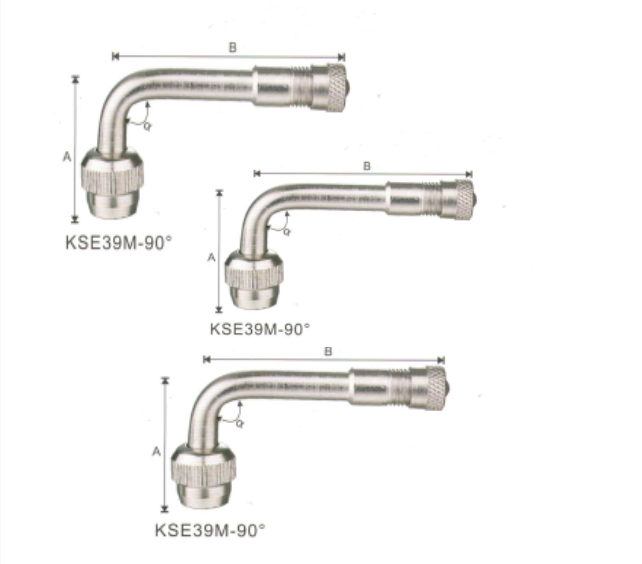 KSE39M-90° extensions tire valve