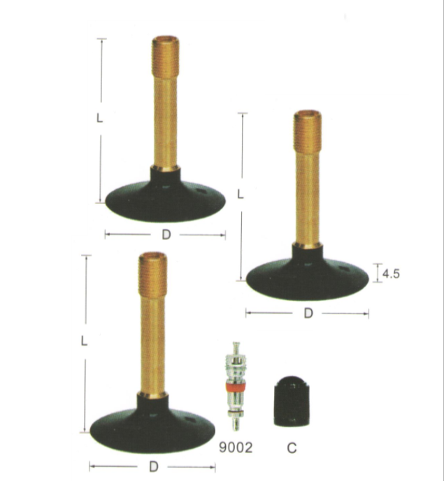 TR202S-45L tire valve