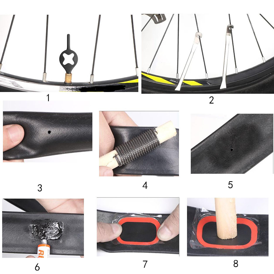 How to use the tire patch How to use the tire patch