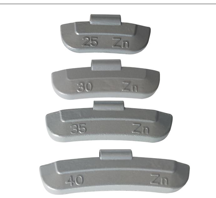 Zinc clip hook wheel weight Zinc clip hook wheel weight
