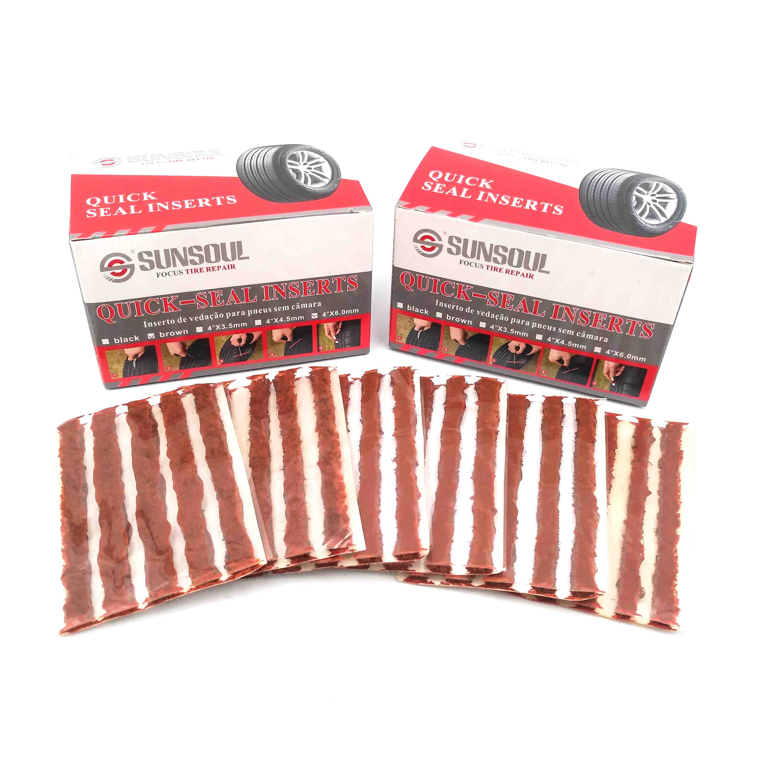 Rubber strip repair for tires Rubber strip repair for tires