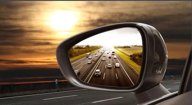 car rear view mirror