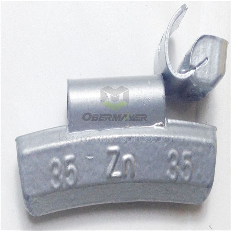 zinc clip-on 5g-60g wheel weight steel wheel