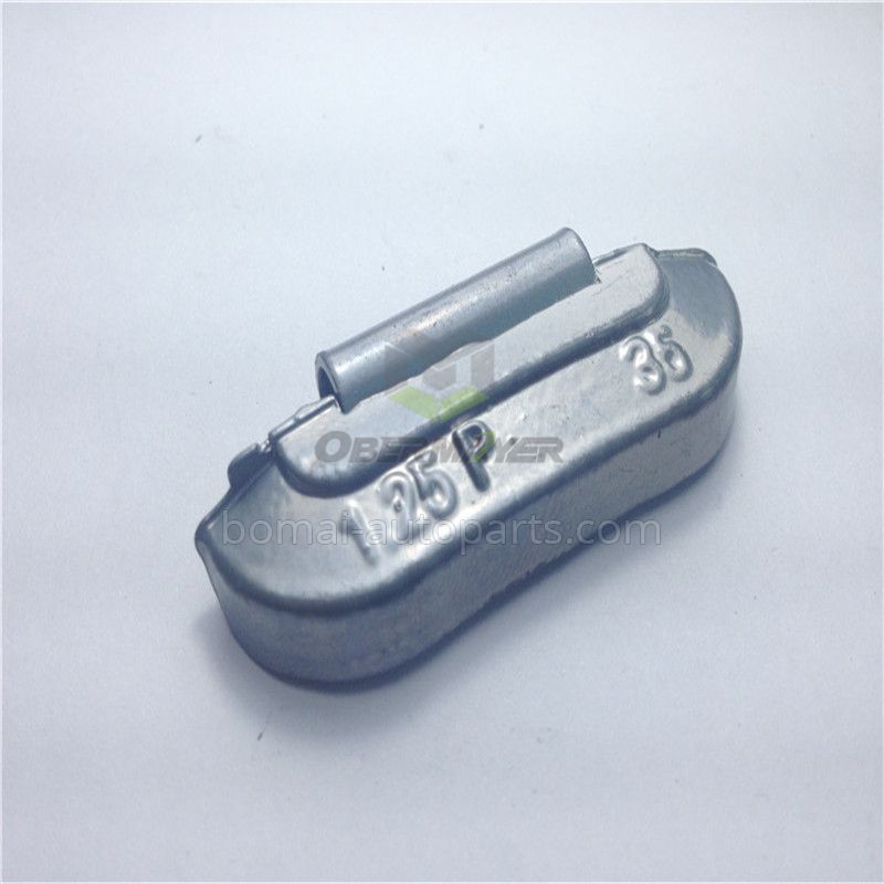 zinc clip-on 5g-60g wheel balance weight