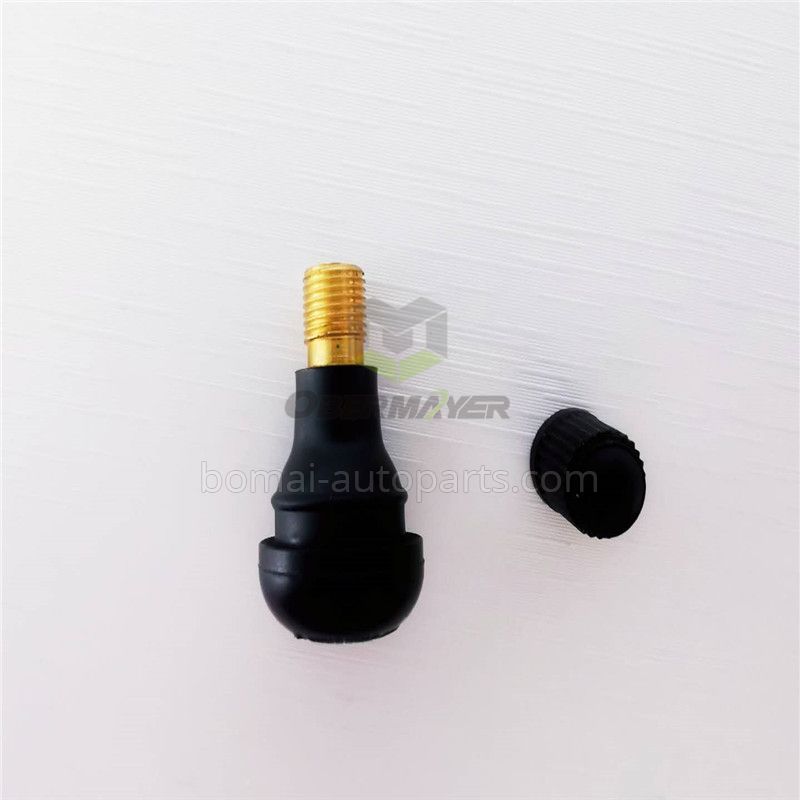 Rubber TR412 tire valve for Zinc Alloy Stem