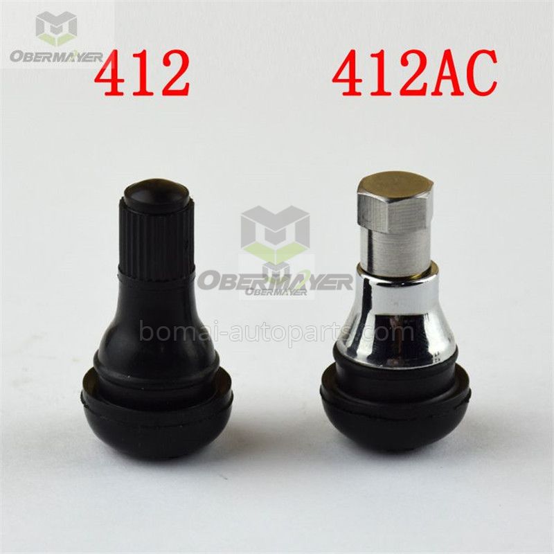 Rubber TR412 tire valve for Zinc Alloy Stem