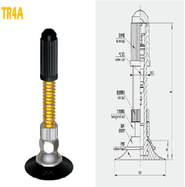 Bicycle Valve TR4A