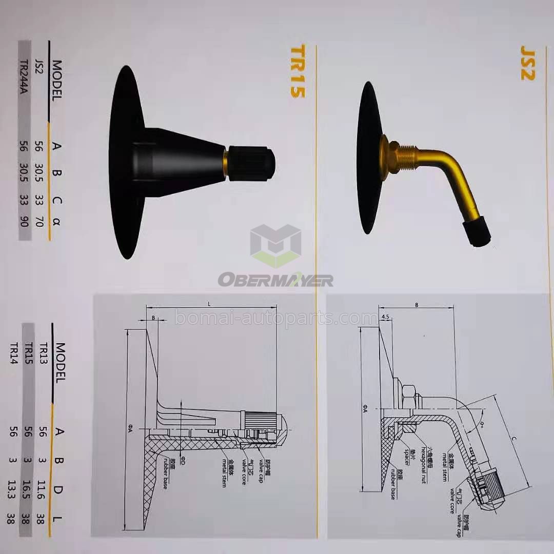 Motorcycle Tire Valve JS2