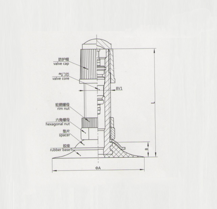 Bicycle Tube Tire Valve TR4A-32