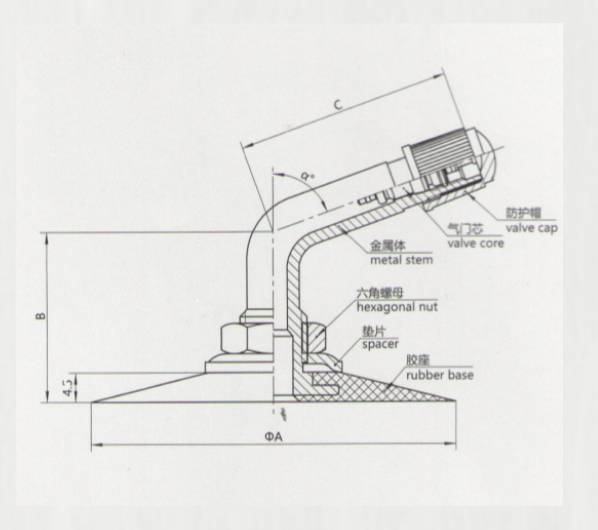 JS2 tire valve for motorcycle