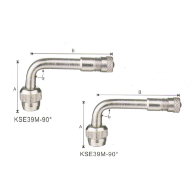 KSE39M-45° extension tire valve