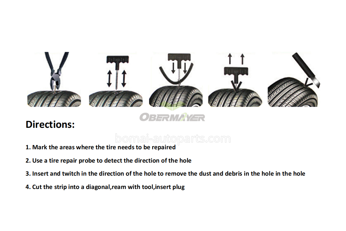 Rubber tire seal strip for 100*4.5mm in black